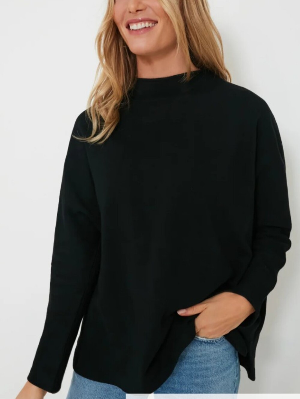 Pomander Place Bowie Popover Sweatshirt Roll Neck Oversized Tuckernuck